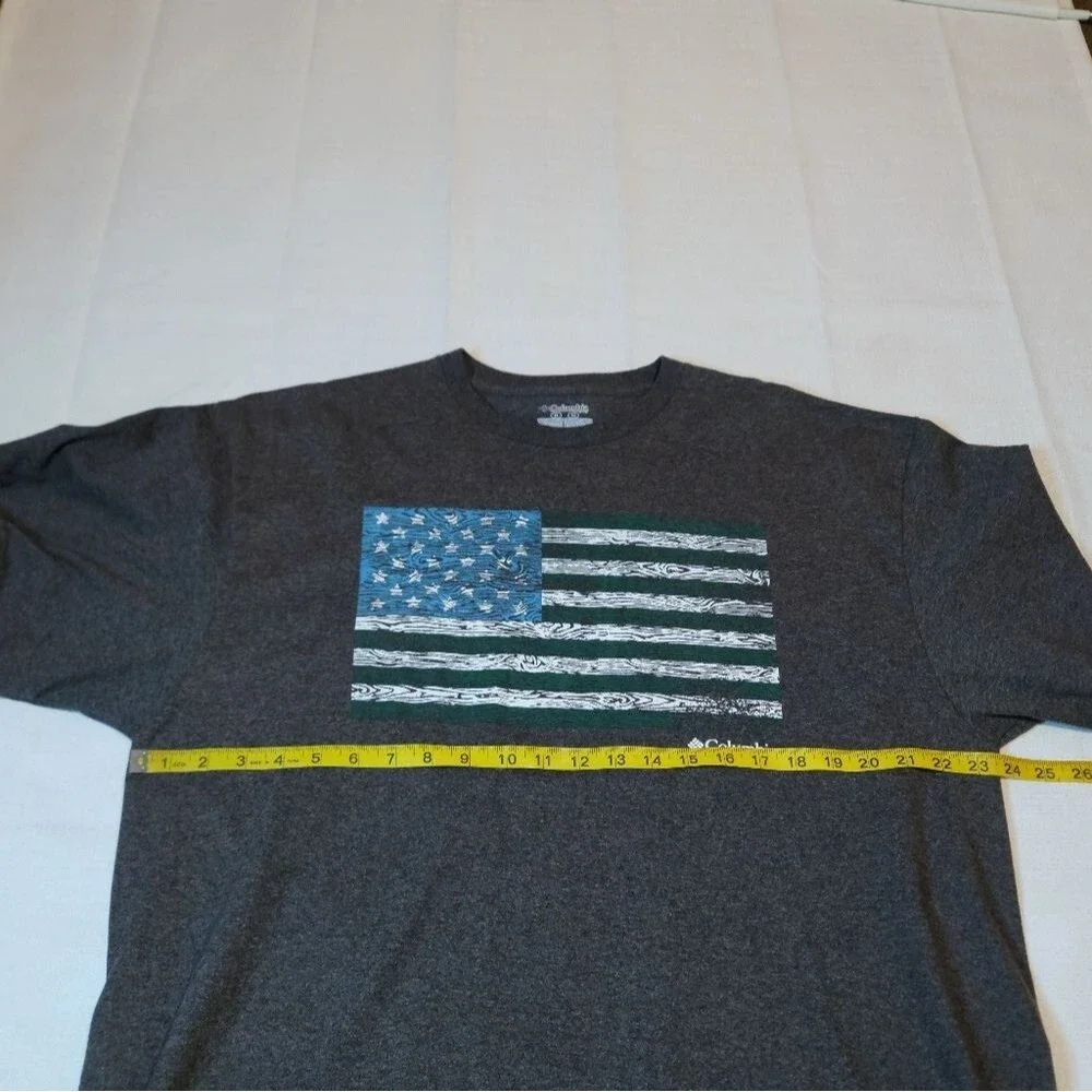 Columbia American Flag Tee Size XL